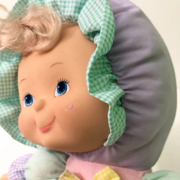 Vintage Doll Soft  Stuffed Squeaker Plush Cloth 14 Inch Puffalump Style - Picture 15 of 16